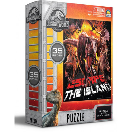 Jurassic World Boxed Puzzle 35pce