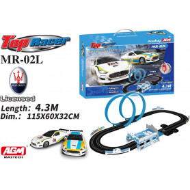 AGM Top Racer 1:64 Maserati Slot Car Set