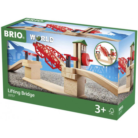 BRIO Bridge - Lifting Bridge, 3 pieces