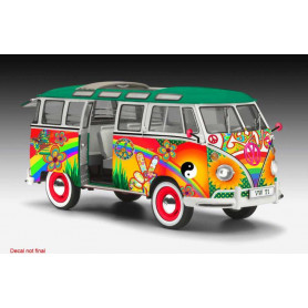 REVELL VW T1 SAMBA BUS FLOWER POWER 1:24