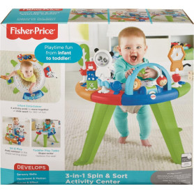 3-IN-1 SPIN & SORT ACTIVITY CENTER