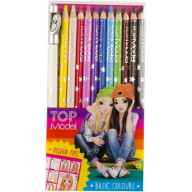 BASIC COLOURED PENCIL 12 COL (EX 048067)