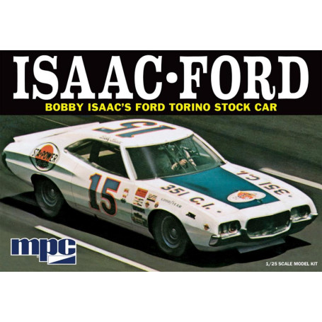 1:25 1972 Ford Torino "Bobby Isaac" Plastic Kit Drag