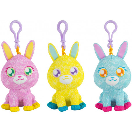 Doodle Bear Rabbit Clip-On Assortment