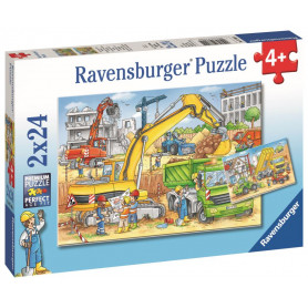 Rburg - Hard At Work Puzzle 2x24pc