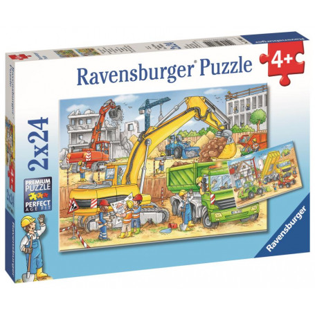Rburg - Hard At Work Puzzle 2x24pc