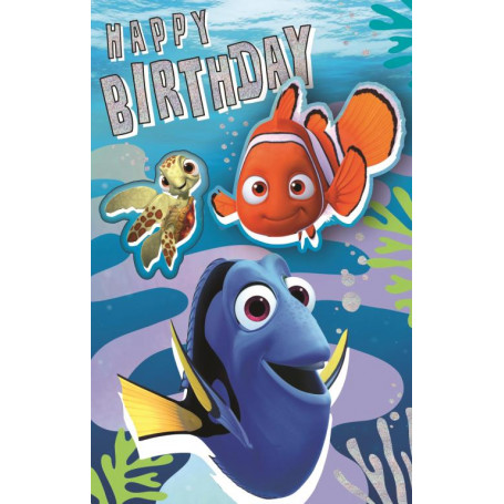 CARD PREMIUM DISNEY PIXAR GROUP NEMO