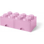 LEGO BRICK DRAWER 8 LEGO 222 - Light Purple