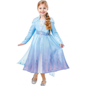 ELSA FROZEN 2 DELUXE TRAVELLING COSTUME- SIZE 3-5