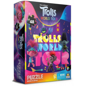 Trolls 2 Boxed Puzzle 48pce (2 Asst) (NEW)