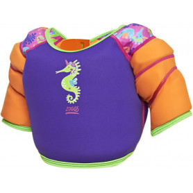 Sea Unicorn Flower WaterWings Vest Fixed Buoy Purple