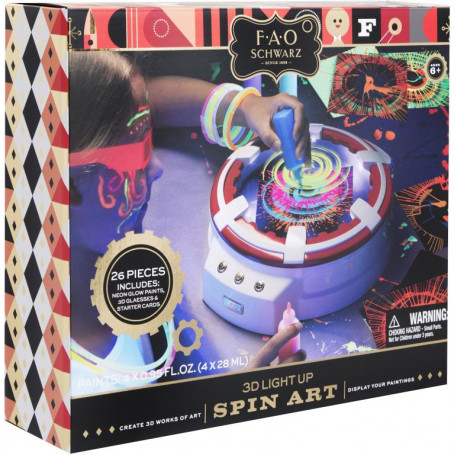 FAO Toy Spin Art 3D with LED