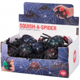 IS GIFT Squish-A-Spider (24/Disp)