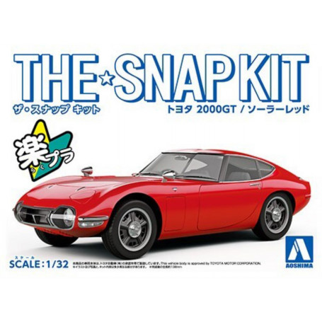 1/32 TOYOTA 2000GT (Solar Red)