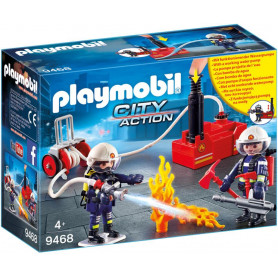 Playmobil - Firefighters with Water Pump