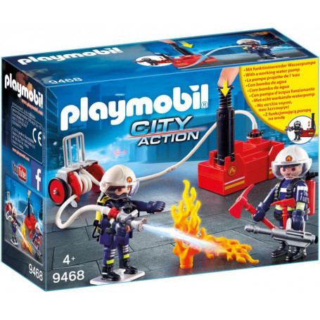 Playmobil - Firefighters with Water Pump