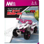 AWA Mini Quad Bike 6 Volt Ride On  White Pink 6V