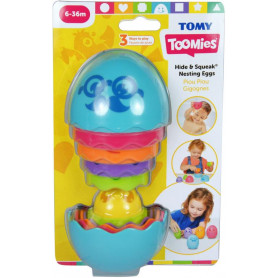Hide & Squeak Nesting Eggs