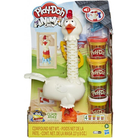 PLAY-DOH CLUCK A DEE FEATHER FUN CHICKEN