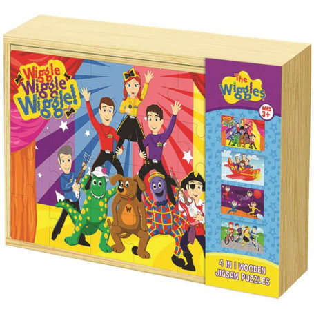 The Wiggles 4 in 1 Wooden Puzzle