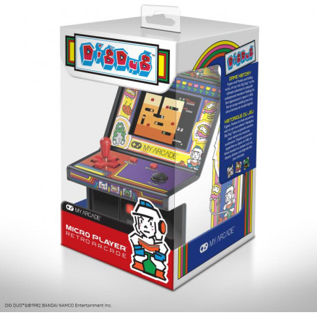 RETRO DIG DUG MICRO PLAYER 6" COLLECTABLE