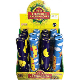 Expandable Tin Kaleidescope - Multi Colour Assortment