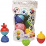 LALABOOM INTERCONNECTED BEADS (12 PC PK)