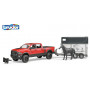 Bruder 1:16 RAM 2500 Wagon w/horse trailer