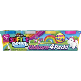 SOFTEE DOUGH 4 PACK UNICORN