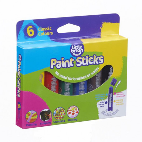 Little Brian Paint Sticks - Classic 6 pk