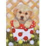 DIAMOND DOTZ PUP IN POT 30 x 42cm