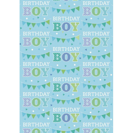 WRAP FLD BDAY BOY TYPE