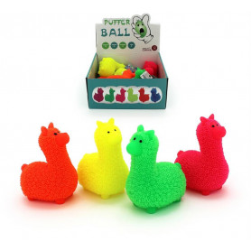 CUSHY FRIZZEE LIGHT UP LLAMA (6 ASSTD) - 12cm