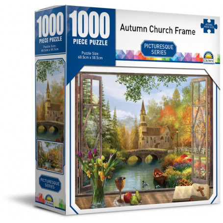 Crown 1000pce Puzzle – Picturesque Series (3 Asst)