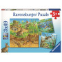 Rburg - Animals in their Habitats Puz 3x49pc