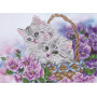 DIAMOND DOTZ KITTY BASKET 52 x 38cm