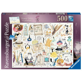 Rburg - Crazy Cats Alphabet 500pc