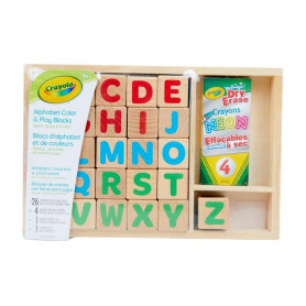 Crayola Alphabet Color & Play Blocks