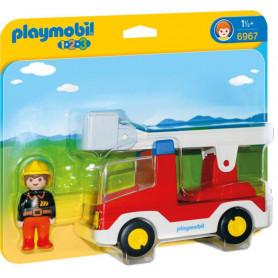 Playmobil - 1.2.3 Ladder Unit Fire Truck