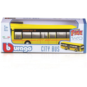 Bburago 19cm City Bus with Opening Doors  Assortment