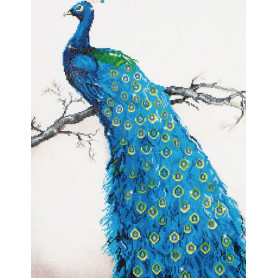 DIAMOND DOTZ BLUE PEACOCK