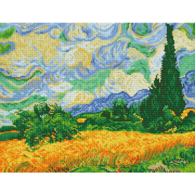 DIAMOND DOTZ WHEAT FIELDS (VAN GOGH) 50.8 x 39cm