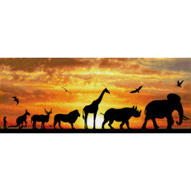 DIAMOND DOTZ AFRICAN SKY 72 x 22.5cm