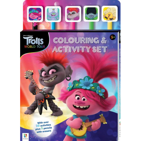 TrollsWorld Tour 5-Pencil Set