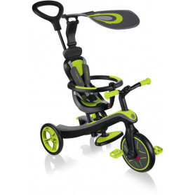 Globber Explorer Trike 4 in 1 - Lime Green