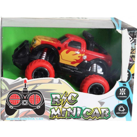 Tornado 1:43 Scale  4 channel RC Red RTR car (Req AA Batt)