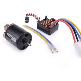 SURPASS HOBBY 540 BRUSHED MOTOR 3 SLOT 21T W/- 60A ESC COMBO