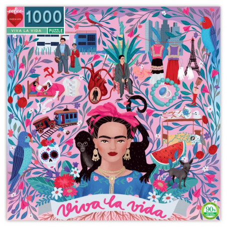 Eeboo - Puzzles 1000 Pc Puzzle - Viva La Vida