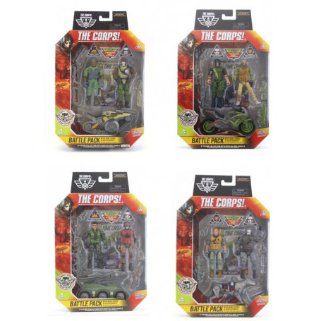 THE CORPS! BATTLE PACK - 2 FIGURE SET (4 STYLES ASSORTED)