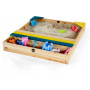 Plum Store-it Wooden Sand Pit
